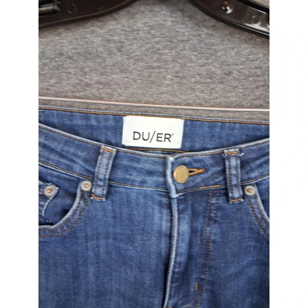 DU/ER Jeans Womens 26x30 Blue Performance Denim Slim Skinny‎ Stretch Coolmax\x